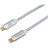 Kabelis USB Equip USB-C - USB-C 3 m Baltas (128360)