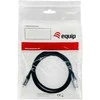 Kabelis USB Equip USB-C - USB-C 1 m Juodas (128371)