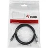 Kabelis USB Equip USB-C - USB-C 1.2 m Juodas (128381)