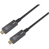 Equip 119468 USB kabelis USB 3.2 Gen 2 (3.1 Gen 2) 10 m USB C 10 Gbit/s 60 W Juoda