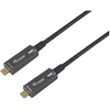 Kabelis USB Equip USB-C3.2->C AOC 8K PD60W St/St 15.00m juoda