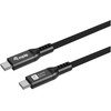 Equip Equip 128442 kabelis USB USB4 Gen 4x2 2 m USB C Juodas