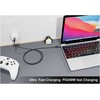 Equip 128442 USB kabelis USB4 Gen 4×2 2 m USB C 80 Gbit/s 240 W Juoda