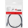 Equip Kabelis USB-C4.0->C Slim PD240W St/St 1.20m juodas