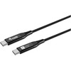 Equip Kabelis USB-C4.0->C Slim PD240W St/St 1.20m juodas