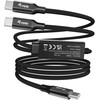 Equip Equip 128895 kabelis USB USB 2.0 1,5 m USB C 2 x USB C Juodas