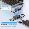Skaitytuvas Equip Equip 245461 czytnik kart USB 3.2 Gen 2 (3.1 Gen 2) Type-C Juodas
