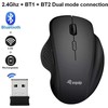 Pelė Equip Komfortmaus Wireless Dual Mode 6Btn Prawa Juodas (245121)