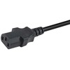 Kabelis zasilający Equip Equip Stromkabel CEE 7/7 ->C13 St/Bu juodas 1.80m PVC