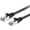 Equip Patchcord, S/FTP, Cat6, PIMF, HF, 0.25m, juoda (605593)