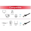 Equip Equip Komutacinis kabelis Cat6 S/FTP 2xRJ45 25.00m juodos spalvos