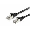 Equip Equip Komutacinis kabelis Cat6 S/FTP 2xRJ45 30.00m juodos spalvos