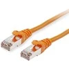 Equip Patchcord, Cat6, S/FTP, HF, 5m, oranžinė (605574)