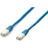 Equip Patchkabel Cat6A Plat.S/FTP 2xRJ45 10.00m blau LSZH Polybeutel