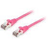 Equip 606909 tinklo kabelis rožinis 15m Cat6a S/FTP (S-STP)