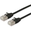 Equip kabelis sieciowy juoda 1,5 m Cat6a F/FTP (FFTP)