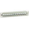 Equip Patchpanel 12x Cat6A 10 FTP 1HE Keystone Montage ws