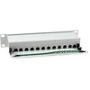 Equip Patchpanel 12x RJ45 Cat6A 10 FTP 1HE Premium šviesiai pilkas