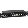 Equip Equip Patchpanel 12x RJ45 Cat6A 10" FTP 1HE Premium juodas