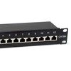 Equip Equip Patchpanel 12x RJ45 Cat6A 10" FTP 1HE Premium juodas