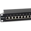 Equip Equip Patchpanel 12x RJ45 Cat6A 10" FTP 1HE Premium juodas