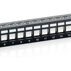 Equip Patchpanel 24x Cat6 19 FTP 1HE Keystone Montage sw