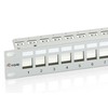 Equip Equip Patchpanel 24x Cat6 19'' FTP 1HE Keystone Montage gr