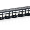 Equip Patchpanel 24x Cat6 19 FTP 1HE Keystone Montage sw