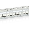 Equip Equip Patchpanel 24x Cat6 19'' FTP 1HE Keystone Montage gr