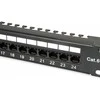 Equip Patchpanel 24x Cat6 19 UTP 1HE Keystone Montage sw