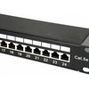 Equip Equip Patchpanel 24x RJ45 Cat5e 19" FTP 1HE juodas