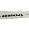 „Equip“ 19 colių komutacinė panelė 24xRJ45 Cat6a FTP 1U 500MHz RAL7035