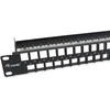 „Equip“ komutacinis skydelis 48x Cat6 19 UTP 1HE „Keystone“ montažo programinė įranga