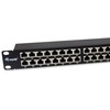 Equip Patchpanel 48x RJ45 Cat6A 19 FTP 1HE Premium juodas