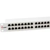 Equip Patchpanel 48x RJ45 Cat6A 19 FTP 1HE Premium hellgrau