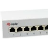 „Equip“ komutacinis skydelis 8x RJ45 Cat6A FTP 1HE „Keystone“ montažas, žalias