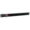 Equip 19" Steckdosenleiste IEC C20->6xIEC C19+Switch Alu.