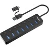 HUB USB Equip Equip USB-Hub 7-Port 3.2 ->7x3.2 5Gbps m.įkroviklis sw