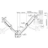 „Equip Equip 650138“ monitoriaus laikiklis / stovas 81,3 cm (32") Juodas sieninis