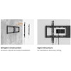 Equip 650361 televizoriaus laikiklis 2,41 m (95″) Juoda