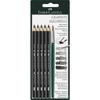 Akvareliniai pieštukai Faber-Castell Aquarelle, 5vnt + teptukas