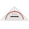 Faber-Castell FABER-CASTELL Geometrie-Dreieck klein mit Griff 14cm