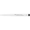 Rašiklis piešimui Faber-Castell PITT Artist Pen C, kaligrafinis, #127 Baltas
