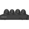 Foscam Fn9108E-T4-2T juodas LAN IP stebėjimo rinkinys, 8 kanalų, 4 kameros, 3840x2160 pikselių