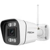 Foscam V8P WLAN Überwachungskamera Weiß 8MP (3840x2160), Dualband-WLAN, Integrierter Scheinwerfer und Alarmsirene