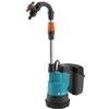 Gardena 2000/2 18V P4A akumuliatorinis lietaus vandens bako siurblys