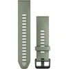 Garmin QuickFit 20mm Silikoninės laikrodžių apyrankės, Willow/Fog Gray