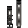Garmin QuickFit 22mm Silikoninės laikrodžių apyrankės, Juoda/Pilka