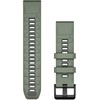 Garmin QuickFit 22mm Silikoninės laikrodžių apyrankės, tamsiai žalia/grafitas