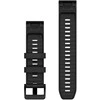 Garmin QuickFit 22mm Silikoninės laikrodžių apyrankės, Juoda